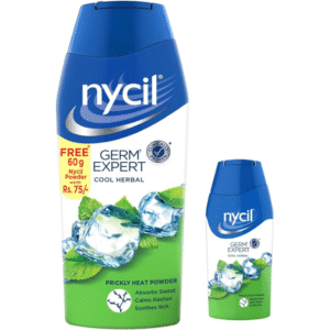 Nycil Cool Herbal Prickly Germ Expert, 150g (Cool Herbal 60g Free)