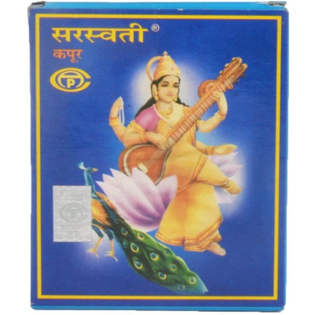 Saraswati Brand Crystal Clear Camphor/Kapoor Slab 50 GM - Image 3